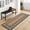 Orange Green Multi, variant on ZACOO 2'x6' Braided Print Runner Rug, Machine Washable Ultra Thin Non Slip Carpet for Hallway Entryway Kitchen, Orange Green Multi