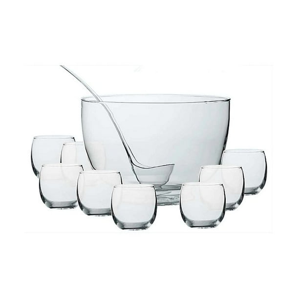 libbey 10 piece punch bowl set