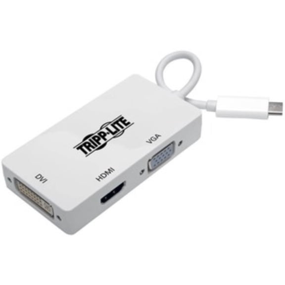 Tripp Lite U444-06N-HDV4K USB C to HDMI DVI VGA Adapter