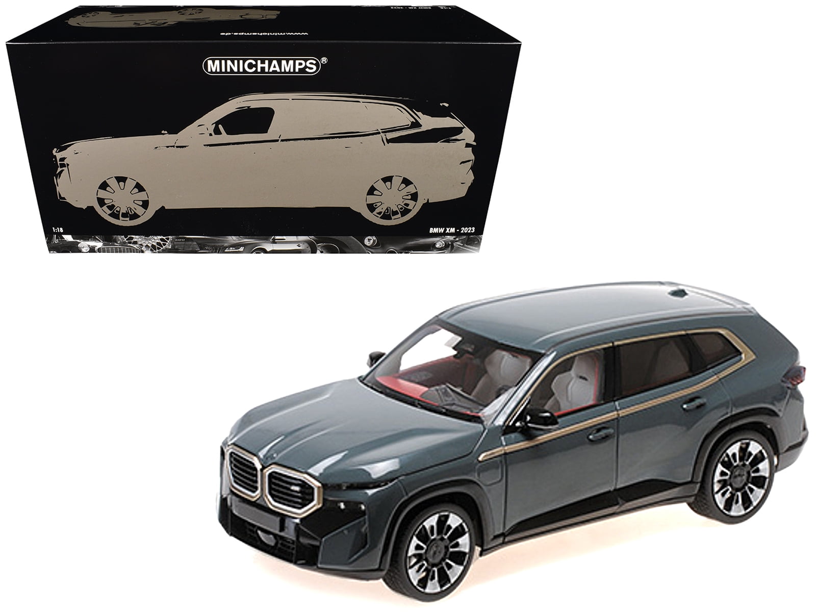 Minichamps 110025221 2016 BMW M4 GTS with Carbon Top Wheels