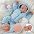 thumbnail image 3 of Muñeca Reborn Babeside Relike Boy, 50 cm, con ropa y juguetes, 3 of 9