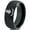 Black Dome Tungsten, variant on Tungsten Internet Download Symbol Icon Band Ring 8mm Men Women Comfort Fit Black Dome Polished