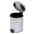 thumbnail image 5 of Bath Bliss 1.3 gal Holographic Round Step Pedal Bathroom Wastebasket, 5 of 7