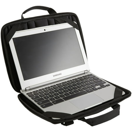 Case Logic - 11.6" Chromebook Work-In Case with pocket - Black