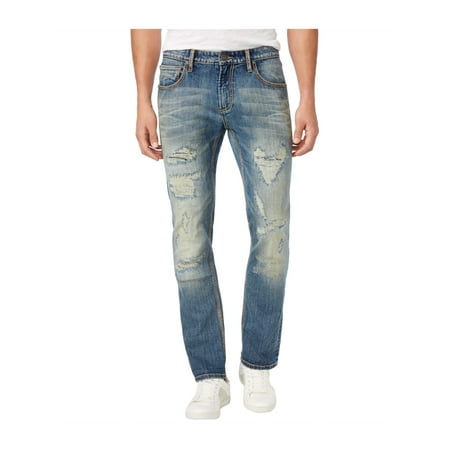 I-N-C - I-N-C Mens Ripped Slim Fit Jeans mediumwash 32x32 - Walmart.com