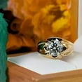thumbnail image 3 of 2.50Ct Round-Cut Lab Created Diamond Men's Engagement Ring 14k Yellow Gold Plated, 3 of 4
