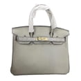 thumbnail image 2 of Bolso de mano de cuero para mujer Birkin bolso de mano de cuero de vaca de primera capa bolso cruzado de viajero Kelly, 2 of 5