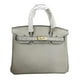 thumbnail image 2 of Bolso de mano de cuero para mujer Birkin bolso de mano de cuero de vaca de primera capa bolso cruzado de viajero Kelly, 2 of 5