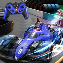 Gqtwoy Remote Control Car 1:18 Scale Four Wheel Drive, 2.4G Spray Feature, All Terrain Stunt Vehicle, Birthday Gift for Ages 4-18, Perfect for Racing and Outdoor Fun