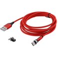 thumbnail image 2 of Câble de Charge Magnétique Rotatif 3 en 1 Micro USB Chargeur Rapide pour Téléphone Mobile 2M, 2 of 8