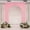Pink, variant on Balsa Circle 7 feet White Spandex Backdrop Arch Cover for Arc de Triomphe Stand Party Events
