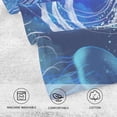 thumbnail image 3 of Coolnut Blue Teal Jellyfish Patterned Hand Towels 2 PCS, Cotton Bath Towel for Drying Face Hands Body Decorative Water Absorbent Lightweight Towels for Bathroom Ktichen Travel Gym, 16"x28", 3 of 6