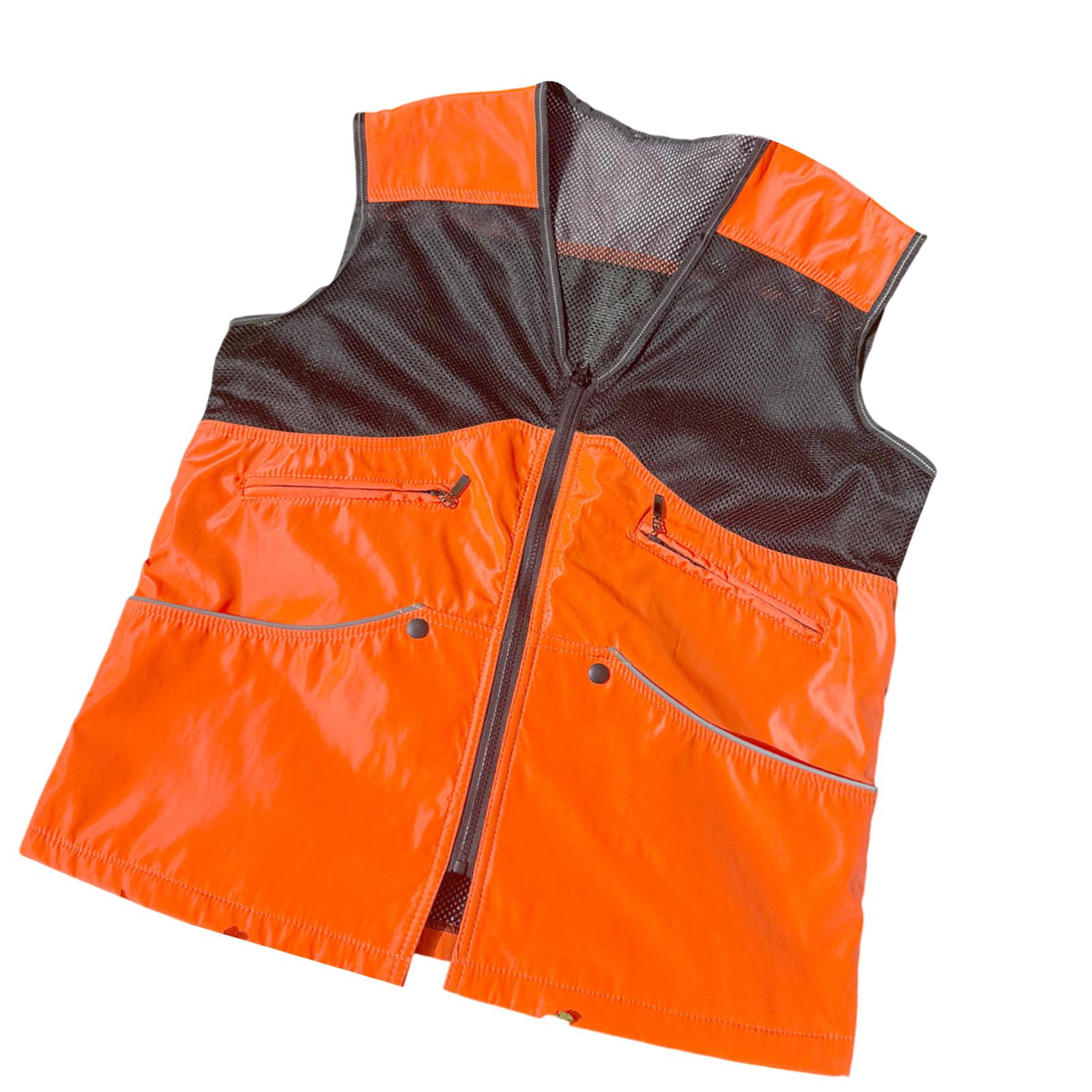 Stgfyxgs Summer Dog Handler Training Vest with 6 Large Pocket Waterproof Fishing Vest Size M