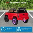 thumbnail image 7 of Accreate officially Licensed Toyota Tacoma 12V Kids Ride On Car, Kids Electric Vehicles with Parent Remote Control Spring Suspension Safety Belt, Soft Start, Led Headlight, Age for 37-96 Months(Red), 7 of 7