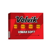 Volvik Golf ViMax Soft Matte Finish Golf Balls 12 (1 Dozen), Matte Orange -