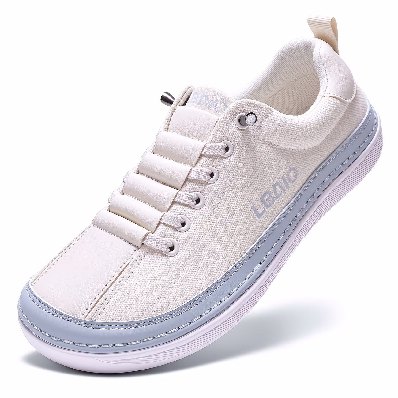 White, variant on Barefoot Shoes Womens Mens Zero Drop Wide Toe Box Canvas Slip-on Sneaker Lightweight Breathable Gym Walking