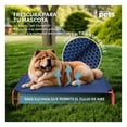 thumbnail image 3 of Cama Elevada para Perro con Malla Transpirable, Catre de Mascotas Esquimal(Azul - Rojo,110x76x20 cm), 3 of 7