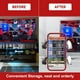 thumbnail image 5 of 15,8 Torre de almacenamiento para videojuegos compatible con PS5/Xbox/Switch, organizador universal de discos de videojuegos 18 en 1 con 4 soportes para mandos, 5 of 9