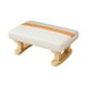 thumbnail image 1 of Taburete acolchado rectangular tipo escalón, banco bajo, 40,6 x 30,5 x 17,8 cm (16 x 12 x 7 pulgadas), otomana pequeña Beige, 1 of 9