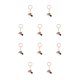thumbnail image 1 of Jumpingount Colgante de cadena de plata a la moda, más atractivo entre la multitud, muestra un collar encantador de sabor único, llavero llavero 10Conjunto, 1 of 6