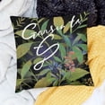 thumbnail image 3 of SHANXI Decorative Green Plant Letter Pillowcase - Square Soft Cushion Cover for Bedroom 22x22in, 3 of 6