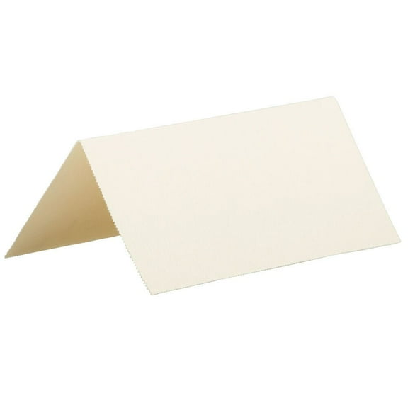 JAM Paper Printable Place Cards, 3.75x1.75, Ivory, 12/Pack