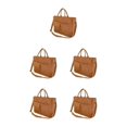 thumbnail image 3 of kurtrusly Style With Trendy And Spacious Tote Bag Fashionable And Versatile Messenger Bag Caramel 5Set, 3 of 6
