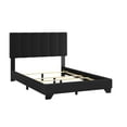 thumbnail image 5 of Reece Channel Stitched Upholstered Full Bed, Black, by Hillsdale Living Essentials, 5 of 18