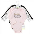 thumbnail image 2 of Hudson Baby Cotton Long-Sleeve Bodysuits, 3-Pack, Newborn- 24 Months, 2 of 5
