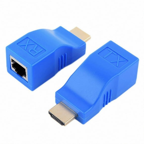 1080p RJ45 LAN Network Extender Over Cat5e/6 UTP Ethernet Cable Up to 30m Transmission Distance
