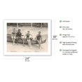 thumbnail image 2 of Duke Kahanamoku and Friends - Swimmers at Waikiki Beach Hawai’i - Vintage B&W Historical Photograph c.1910s - Bamboo Fine Art 290gsm Paper Print (Unframed) 18x24in, 2 of 4