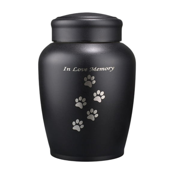 Pet urna acero inoxidable acero final reconfortante lugar de de recuerdo soporte de cenizas conmemorativas para perros para perros cachorros