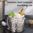 thumbnail image 1 of Ice Bucket Container with Filter Bar Accessories Stainless Steel Champagne Barrel, Ice Bucket, Bar for Home Restaurant, 1 of 8