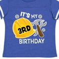 thumbnail image 4 of Inktastic Its My 3rd Birthday with Construction Tools Boys Toddler T-Shirt, 4 of 5