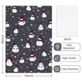 thumbnail image 2 of 4 Pcs Funny Kitchen Towels,Dark Christmas Snowman Pattern Microfiber Dish Towels,Kitchen Tea Towels,Kitchen Towel Set (18" X 26"), 2 of 7