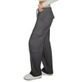 thumbnail image 2 of Women Cargo Pants Fleeece High Waisted Baggy Sweatpants for Women Casual Pants with 8 Pockets Dark Gray M, 2 of 8