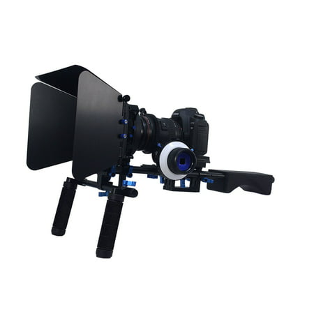 Travelite Portable Pro DSLR Camera Rig(Shoulder Mount, Follow Focus & Matte