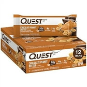 Quest Nutrition Protein Bar Chocolate Peanut Butter 2.12 oz 12 Bars