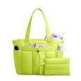 thumbnail image 1 of Bolsa de mano TopDesign Puffy para mujer con portavasos y compartimento para portátil, bolsa de cosm, 1 of 8