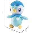 thumbnail image 2 of Pokemon 8" Piplup Plush - Diamond and Pearl Starter -Officially Licensed - Quality Soft Stuffed Animal Toy Figure - Gift for Kids, Girls, Boys - 2+, 2 of 6
