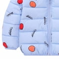 thumbnail image 4 of Hicidod Toddler Baby Boys Girls Winter Padded Puffer Jacket Hooded Warm Lightweight Long Sleeve Zipper Down Coats Outwear, 4 of 5