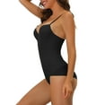thumbnail image 5 of Unique Bargains Women's Straps Leotard Tummy Slimmer Bodysuit Shapewear with Bra S Black, 5 of 5