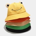 thumbnail image 2 of Sombrero De Pescador De Rana De Dibujos Animados, Sombrero De Cubo De Verano Para El Sol, Gorra De Pescador De Ala Ancha Para Adultos, Niños, Mujeres Y Hombres Yuarrent AP006172-09, 2 of 6