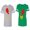 Men Heather / Women Green, variant on Heart Key Lock Matching Couple Cotton Jerseys (Men Heather / Women Black) (Men S / Women S)