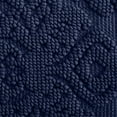 thumbnail image 5 of Jean Pierre Ricardo Cotton Fringe 17 x 31 in. Bath Rug, Indigo, 5 of 9