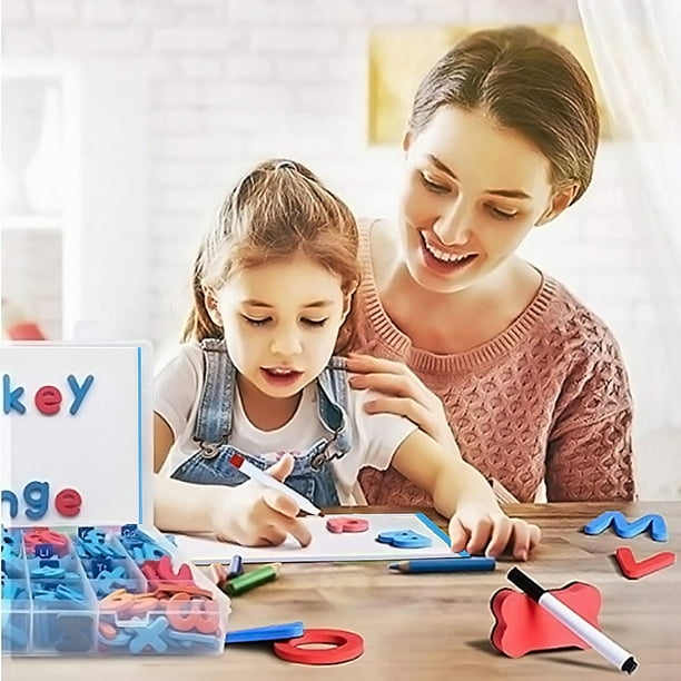 Abcnature Magnetic Letters Set Classroom Educational Alphabet Magnets Kit Blue Walmart Com Walmart Com