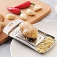 thumbnail image 4 of Yesbay Lemon Zester Kitchen Stainless Steel Garlic Grater Ginger Press Crusher Spice,Silver, 4 of 8