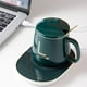 thumbnail image 1 of Calentador de bebidas, posavasos con calentador USB Calentador de taza de inducción por gravedad Temperatura constante para taza de vidrio de leche pa , verde BLESIY Calentador de tazas, 1 of 7