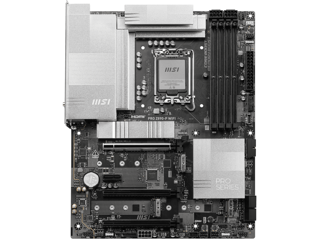 MSI PRO Z890-P WIFI LGA 1851 DDR5 Intel Core Ultra Series 2 ATX Motherboard