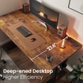 thumbnail image 6 of Amadwell 55" Electric Height Adjustable Standing Desk, 27.6" Deep Work Table with Power Outlets, Home Office Desk, 6 of 9